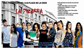 Trailer de LA PIZARRA. 
La primera obra de creacin audiovisual de los alumnos de 2 de Bachillerato de Artes Escnicas